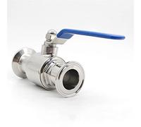 SFOCQVISH Sanitary Full Port Ball Valve Clamp Type Ferrule Stainless Steel SS304/SS316L(45mm,SS304)