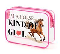 Sfodiary Horse Gifts for Women Makeup Bag Horses Lover Gifts for Animal Lover Horse Cosmetic Bag Equestrian Gifts for Friends Daughter Horse Themed Christmas Birthday Gift for Horse Lover Mom Aunt,