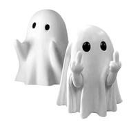 SFODTN Halloween Model Ornaments, Cute Ghost Model Set, Mini Resin Figures, PVC Statue Toys, Desktop Decoration, Toy Figures for Kids, Kids Birthday Gifts Ghost Figures Gift for Girls and Boy