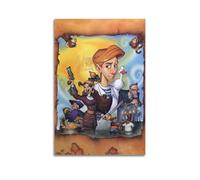 SFOGIEB Escape From Monkey Island Poster Poster Decorative Painting Canvas Wall Posters And Art Picture Print Modern Family Bedroom Decor Posters 16x24inch(40x60cm)