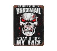 SFOGIEB Say It to My Face Metal PosterWall Decor Art Metal Tin Poster Modern Bar Decorations40x30cm