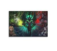 SFOGIEB World of Warcraft Video Game Poster90 Poster Decorative Painting Canvas Wall Posters And Art Picture Print Modern Family Bedroom Decor Posters 24x36inch(60x90cm)