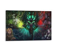 SFOGIEB World of Warcraft Video Game Poster90 Poster Decorative Painting Canvas Wall Posters And Art Picture Print Modern Family Bedroom Decor Posters 24x36inch(60x90cm)