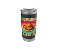 SfoglIatella Heals The Soul Funny Retro Italian Pastry Stainless Steel Insulated Tumbler
