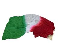 SFOIKVG Belly Dance Fans Dance Silk Veil One Pair Women Belly Performance Props Costume Accessory Hand Dye 180cm Flowy Fan Extra Long for Dancers(As picture22,150cm(59 Inch))