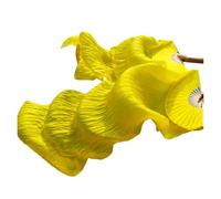 SFOIKVG Belly Dance Fans Stage Performance real/Imitation Silk Belly Dance Fans Graduated Colour Accessories Dancce 180x9 Veil for Dancers(Color 1,120-Imitation silk)