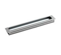 SFOIKVG Concealed Drawer Handles 400mm Length Slotting Cabinet Buckle Recessed Handle Embedded Door Invisible Wardrobe Drawer Pulls Aluminium Alloy for Furniture(Gray 200mm)
