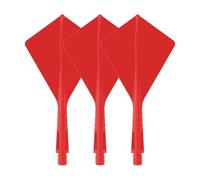 SFOIKVG Dart flights and stems all in one 3PCS Dart Flights And Shafts 2BA Professional Accessories Kit Not Easy To Break 4 Colors for Accessories(S-3PCS-Red)