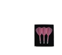 SFOIKVG Dart flights and stems all in one Integrated Dart Shaft And Flight Kite Shape Set Of 3 for Accessories(Rose Red Flight 33mm)
