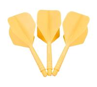 SFOIKVG Dart flights and stems all in one Professional Dart Flights And Shafts 2BA Accessories Kit Not Easy To Break for Accessories(Yellow)