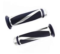SFONIA 2pcs Motorcycle Handle Grips Handlebars Aluminum Handlebar Grips 22MM 7/8" Anti-slip Rubber Universal for Motorbike Scooter Quad Cruiser Off Road