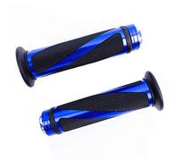 SFONIA 2pcs Motorcycle Handle Grips Handlebars Aluminum Handlebar Grips 22MM 7/8" Anti-slip Rubber Universal for Motorbike Scooter Quad Cruiser Off Road