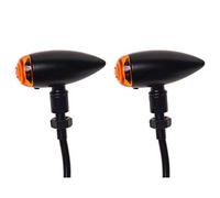 SFONIA 2pcs Motorcycle Indicators Amber Turn Signal Lights 12V Waterproof Turning Signals Light Universal for Motorcycle Scooter Quad Cruiser Off Road