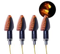 SFONIA 4pcs Motorcycle Indicators 14LED Turn Signal Lights 12V Waterproof Turning Indicator Light Universal for Motorcycle Scooter Quad Cruiser Off Road
