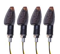 SFONIA 4pcs Motorcycle Indicators 14LED Turn Signal Lights 12V Waterproof Turning Indicator Light Universal for Motorcycle Scooter Quad Cruiser Off Road