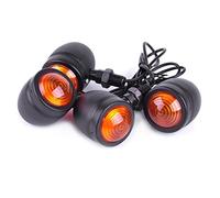 SFONIA 4pcs Motorcycle Indicators Retro Turning Signals Light Turn Signal Light 12V Turning Indicator Light Universal