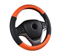SFONIA Car Steering Wheel Cover Steering Wheel Protector PU Leather Universal 38cm / 15" Anti-slip Breathable Durable (Orange)