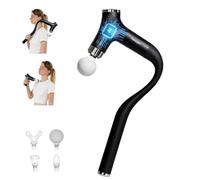 Sfozstra Deep Tissue Massage Gun: Handheld Electric Percussion Muscle Massager with 12-Speed Intelligent Feedback System & AI-Powered Response - Detachable Extended Handle for Back Leg Pain Relief