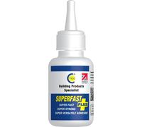 SFP Superfast Plus Adhesive - Super Glue for Metal, Rubber & Glass - High Strength Heavy Duty Repair Superglue - All Purpose - Clear Adhesive - 50ml