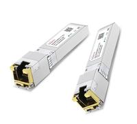 SFP+ to RJ45 10GBase-T Module, 1.25G/2.5G/5G/10G Copper SFP to Ethernet Networking Transceiver for Cisco SFP-10G-T-S, Ubiquiti UniFi UF-RJ45-10G, Meraki, Supermicro and More, up to 30m,2pcs