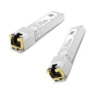 SFP+ to RJ45 10GBase-T Module, 10Gbe Copper SFP to Ethernet Networking Transceiver for Cisco SFP-10G-T-80, Ubiquiti UniFi, Meraki, Supermicro and More, up to 80m,2pcs