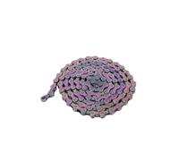 SFQEVHRZ Bicycle Chains, 6/7/8 Speed Rainbow Color 116 Links With Magic Buckle For MTB/BMX/Road Bike