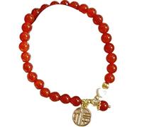 SFQEVHRZ Bracelet， Wealth Bracelet Authentic Tiger Pendant Crystal Reiki Amulet Lucky Ward Off Evil(Blessing Card)