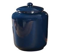 SFQEVHRZ Pet urn， Large Ashes Urn for Human Adult, Ceramics Keepsake - Display at Home Funeral Cremation(Blu,4100ml)