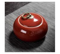 SFQEVHRZ Pet urn， Memorial Hall Ashes Casket Handmade Ceramic Keepsake Funeral Urn For Home Or Cemetery Dog Cat(P)