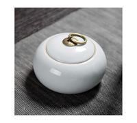 SFQEVHRZ Pet urn， Mini for Small Dogs, Cats, Human Ashes, Cremation of Memorial, Funeral Box(Beige)