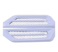 SFQLIDEME For Civic 2016-2018 Tuning Styling Shark Gill Car Exterior Air Intake Flow Side Vent Wing Cover Trim Car side wing trim Side Fender Vent Trim(Vent White)