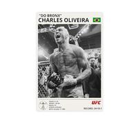 SFQQE Charles Oliveira Digitales Personalisiertes UFC Poster Canvas Poster Bedroom Decor Landscape Office Room Decor Gift 12x18inch(30x45cm)