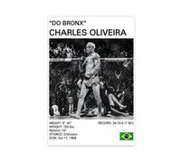 SFQQE Charles Oliveira Print, Do Bronx Poster Canvas Poster Bedroom Decor Landscape Office Room Decor Gift 12x18inch(30x45cm)