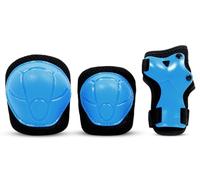 SFR Essentials Youth Triple Pad Set - Certified Knee, Elbow, and Wrist Protection Perfect for Young Riders, Great for Skateboarding, Scootering, Roller Skating, and more