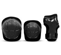 SFR Essentials Youth Triple Pad Set - Certified Knee, Elbow, and Wrist Protection Perfect for Young Riders, Great for Skateboarding, Scootering, Roller Skating, and more