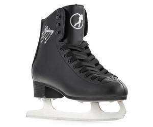 SFR Galaxy Figure Ice Skate with Pre-Sharpened Carbon Stainless Blade and Ergonomic Heel Design | Timeless and Elegant Women's and Men’s Ice Skating Nu-buck Sueded Feel Lining and Printed Side Details