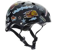 SFR no - BMX Integral Cycling Helmet, Stickers Black, 49-52cm