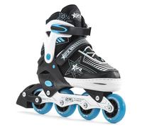 SFR Pulsar Adjustable Adults/Childrens Inline Skates - (Silver, Pink, Blue)
