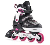 SFR Pulsar Children’s Unisex Adjustable Skates, RS480, pink, 12-2 UK (30.5-34 EU)