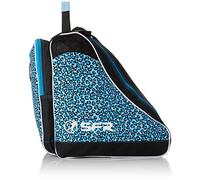 SFR Skates Designer Ice & Skate Bag, Fabric and Beach Bag, Unisex Adult, Blue (Blue Leopard), 24 x 15 x 45 cm, Blue (Blue Leopard), 24 x 15 x 45 cm