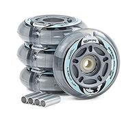 Sfr Skates Light Up Wheels, Unisex Adult, unisex_adult, SFR501_70 mm_Plata, silver, 70 mm