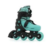 SFR Skates SFR Plasma Adjustable Inline Skates Unisex Child, Youth, Black/Green, 29-33
