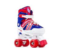 SFR Skates SFR Spectra Adjustable Quad Skates, Unisex Children's Juventud, Blue/Red, 29-33