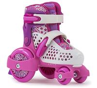 SFR Stomper Adjustable Boys/Girls Roller Skates Blue/Pink - Two Sizes
