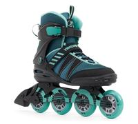 SFR Venture Pro Inline Skates, Teal UK 7A / EU 40.5, Stylish Sporty Roller Skates for Youth and Adults, Perfect for Beginner Skaters, Stable and Secure with Comfort Liner and High Cuff for Support