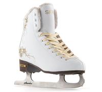SFR White Glitra Ice Skates - Optional Skate Bag