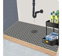 SFSGQZTZ Under The Sink Mat, 24 X 36 in, Durable & Waterproof Premium Mats to Protect Kitchen & Bathroom Cabinets, Absorbent & Easy to Clean Shelf Liner, Black