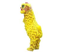 SFSLBFB Chinese Dragon Dance Chinese Lion Dance Costume，Wool Lion Dancing Dragon Dance Lion Dance for Outdoor Parties，Halloween Christmas Mascot Lion Dance Crafts