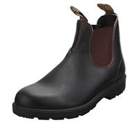 SFSSWSRYDF Women Men's Made Nubuck Leather Chelsea Boots Slip On Country Ankle Boots Waterproof Desert Boot,Dark Gray,11 UK
