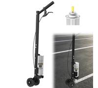SFTPO Marking Paint Wand, Industrial Two Wheel Striping Paint Sprayer, Paint Sticks for Line Paint Ground, Sports Field, Parking Lot, Work with Inverted Marking Spray Paint (Round-Tip Nozzle)(34.8")